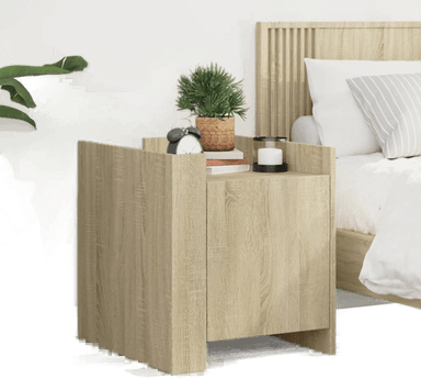 Vidaxl Nattbord sonoma eik 45x50 cm