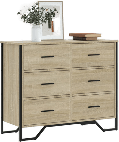 Vidaxl Kommode sonoma eik 91x35,5 cm