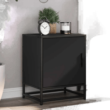 Vidaxl Nattbord 2 stk svart 40x31x50 cm