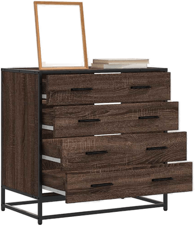 Vidaxl Kommode brun eik 70x41x70 cm