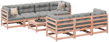 Vidaxl Hagesofasett 8 deler