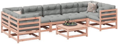 Vidaxl Hagesofasett 8 deler