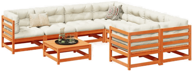 Vidaxl Hagesofasett 9 deler