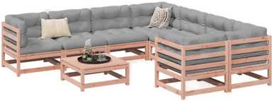 Vidaxl Hagesofasett 9 deler