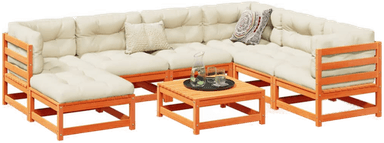 Vidaxl Hagesofasett 8 deler