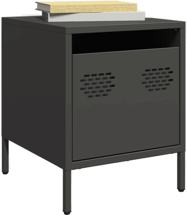 Vidaxl Nattbord 2 stk svart 35x39 cm