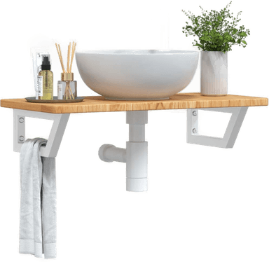 Vidaxl Servanthylle stål og eik