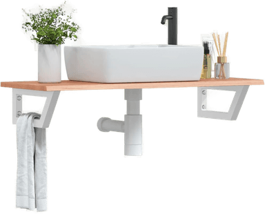 Vidaxl Servanthylle stål og eik