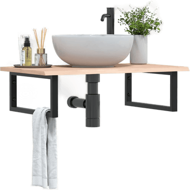 Vidaxl Servanthylle stål og eik