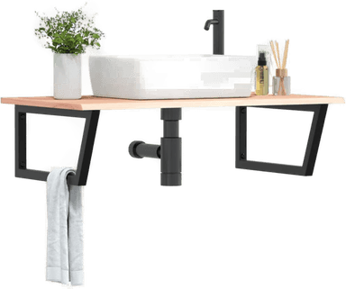 Vidaxl Servanthylle stål eik