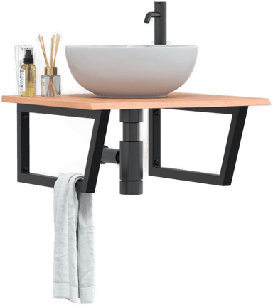 Vidaxl Servanthylle stål og eik