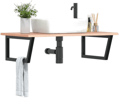 Vidaxl Servanthylle stål og eik