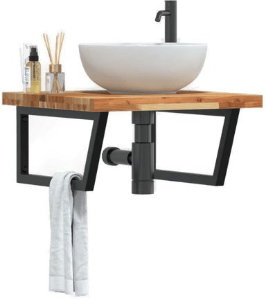 Vidaxl Servanthylle stål og akasie