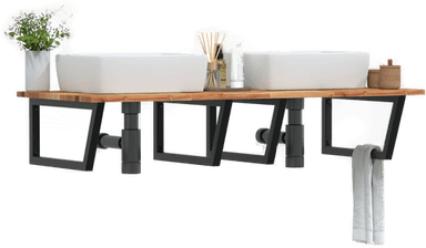 Vidaxl Servanthylle stål og akasie