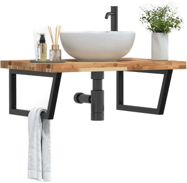 Vidaxl Servanthylle stål og akasie