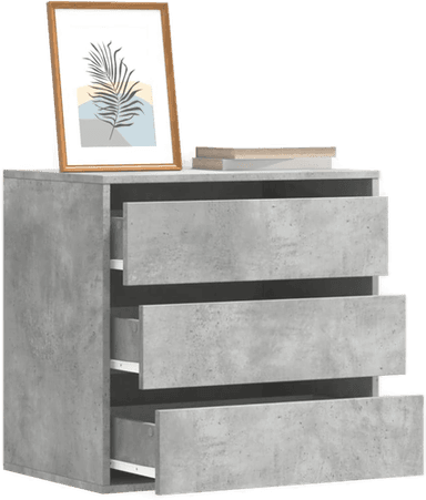 Vidaxl Kommode betonggrå 60x41 cm