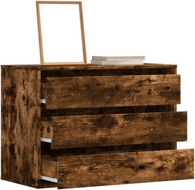 Vidaxl Kommode røkt eik 80x41 cm