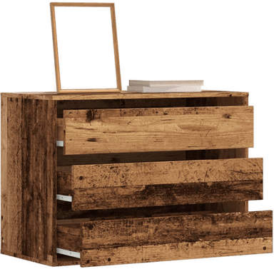 Vidaxl Kommode gammelt tre 80x41 cm