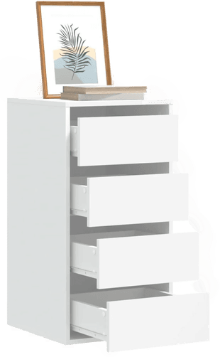 Vidaxl Kommode hvit 40x41x76 cm