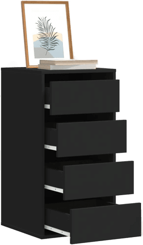 Vidaxl Kommode svart 40x41x76 cm