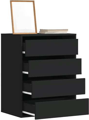Vidaxl Kommode svart 60x41 cm