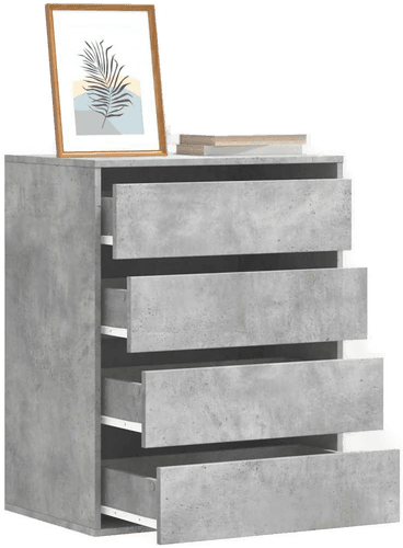 Vidaxl Kommode betonggrå 60x41 cm