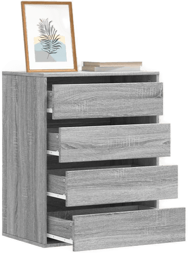 Vidaxl Kommode grå sonoma 60x41x76 cm