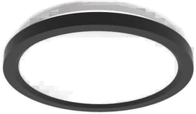 Philips LED-taklampe Aio RD svart Ø 30 cm