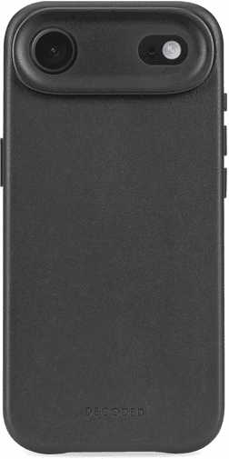 Decoded Leather Backcover iPhone 17 Air Svart