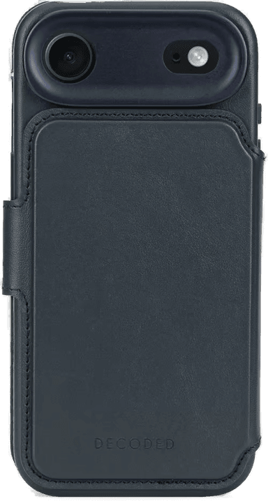 Decoded Leather Detachable Wallet iPhone Air Marineblå