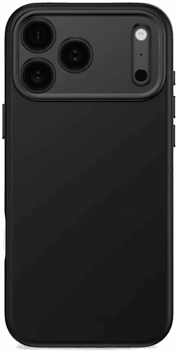 Decoded Antimikrobiell Silikondeksel til iPhone 17 Pro Max - Phantom Black