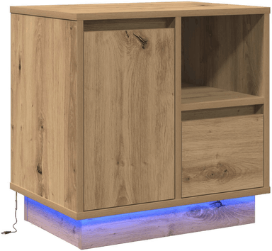 Vidaxl Nattbordskap Artisan Eik