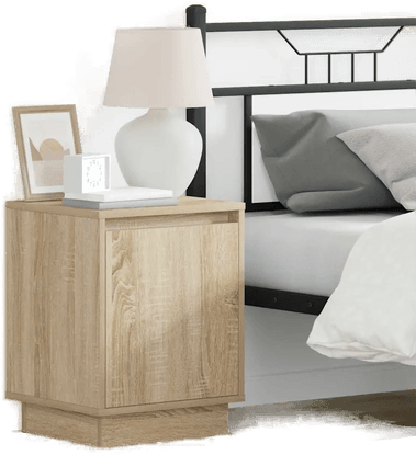 Vidaxl Nattbordskap 2 stk Sonoma eik