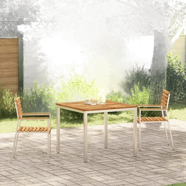 Vidaxl Hage Stol 2 pcs Olje naturlig