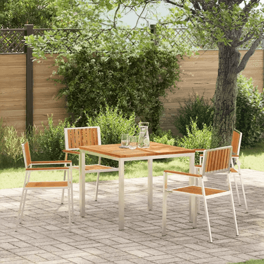 Vidaxl Hage Stol Brun 4 pcs