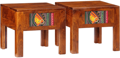 Vidaxl Nattbord 40x40 cm 2 stk