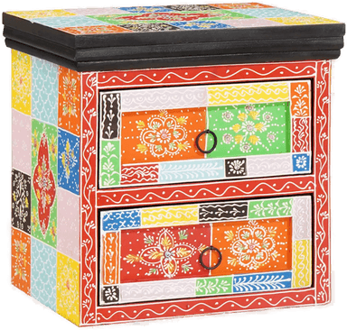 Vidaxl Nattbordskap 2 pcs Flerfarget