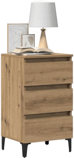 Vidaxl Nattbord artisan eik 40x35x69 cm