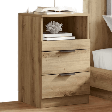 Vidaxl Nattbord artisan eik 40x36 cm