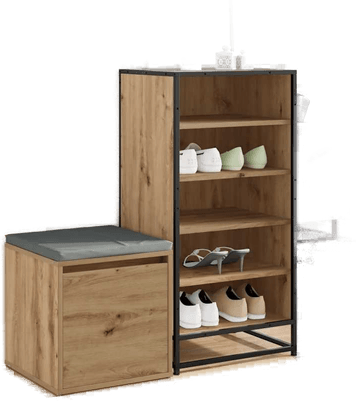 Vidaxl Oppbevaringsskap artisan eik 40,5 x 40 x 40 cm