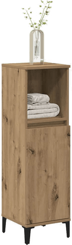 Vidaxl Baderomsskap artisan eik 30x30x100 cm