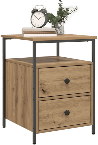 Vidaxl Nattbord artisan eik 44x45 cm