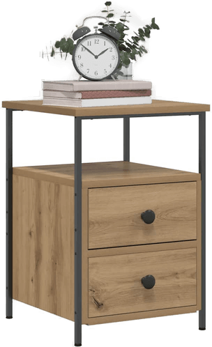 Vidaxl Nattbord 2 stk artisan eik