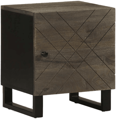 Vidaxl Nattbord svart 40x33 cm