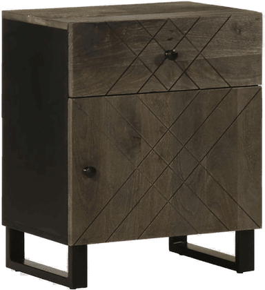 Vidaxl Nattbord heltre mango 50x33x60 cm