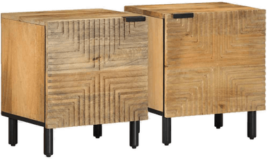 Vidaxl Nattbord 40x33x46 cm brun