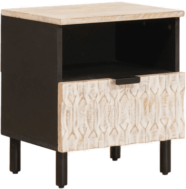 Vidaxl Nattbordskap Hvit 40 x 33 x 46 cm