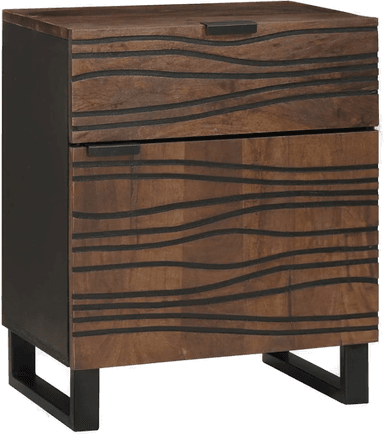 Vidaxl Nattbordskap Valnøtt 50 x 33 x 60 cm