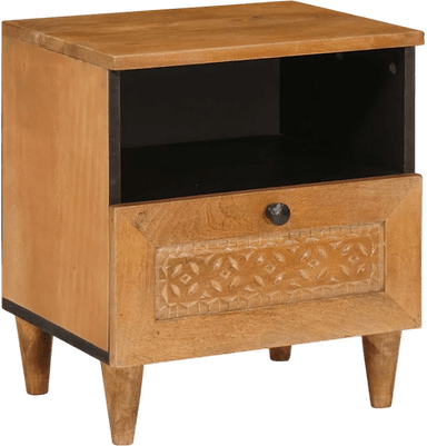 Vidaxl Nattbordskap Lys Brun