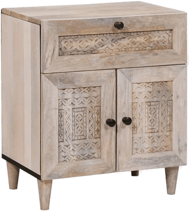 Vidaxl Nattbordskap Beige 50 x 33 x 60 cm